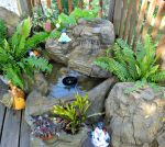 Small Patio Pond Backyard Garden Waterfalls Kit