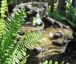 Small Garden Pond Waterfalls Rock SRW-018