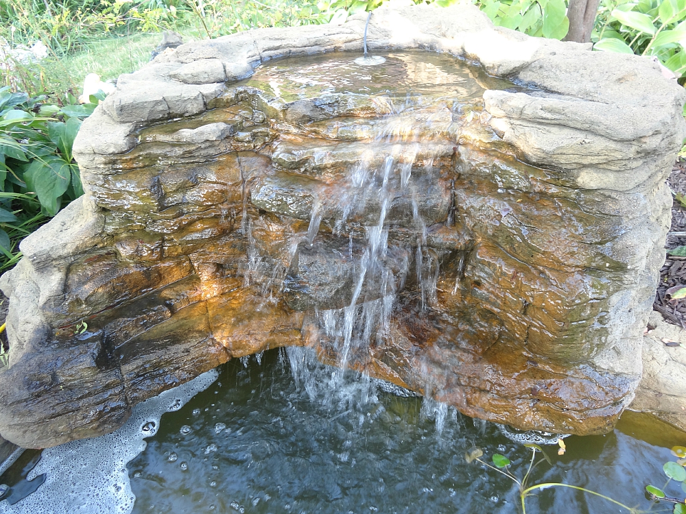 Landscape Waterfalls, Pool & Pond Backyard Rock Waterfalls